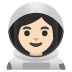 👩🏻‍🚀 woman astronaut: light skin tone display on Google